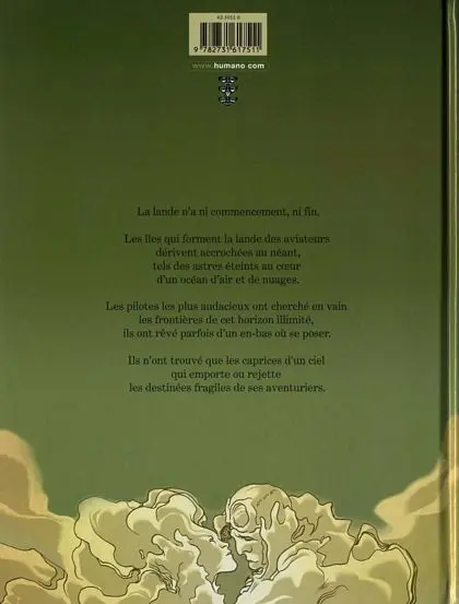 Verso de l'album La Lande des aviateurs Tome 1 Ceux qui restent