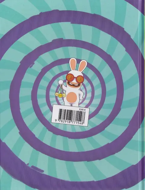 Verso de l'album The Lapins crétins Tome 9 Hypnose
