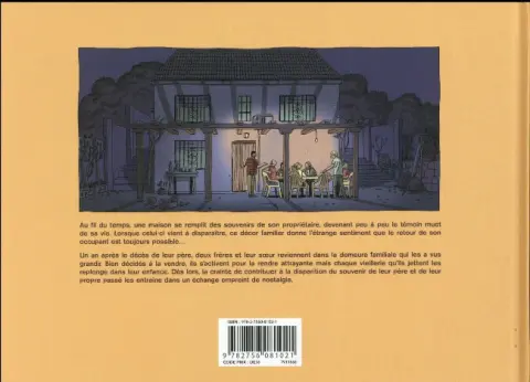 Verso de l'album La maison