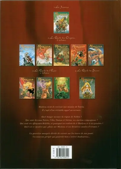 Verso de l'album Marlysa Tome 9 Retour à Tolden