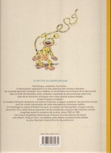 Verso de l'album Marsupilami Tome 10 Rififi en palombie