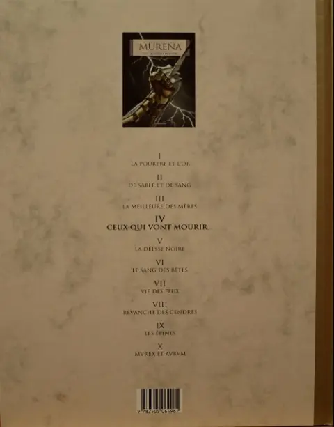 Verso de l'album Murena Le Soir Tome 4 Ceux qui vont mourir