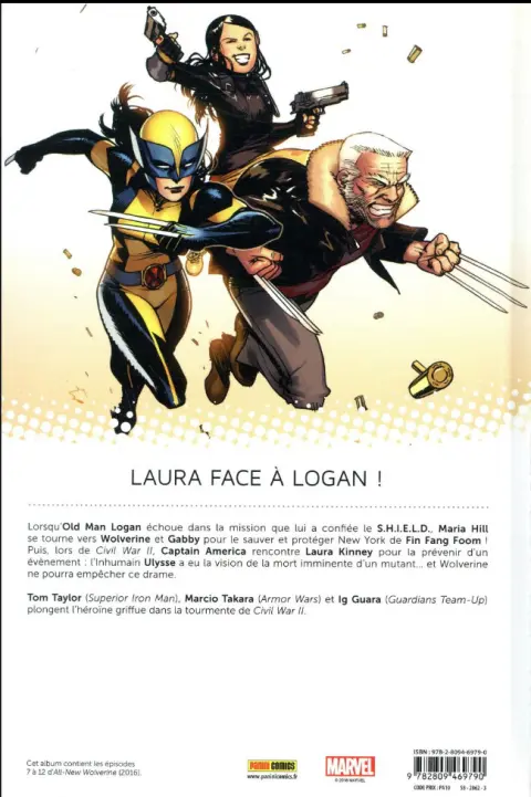 Verso de l'album All-New Wolverine Tome 2 Le coffre