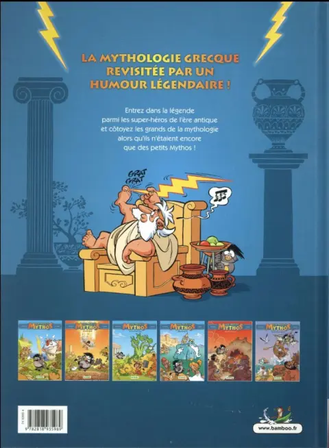 Verso de l'album Les Petits Mythos Tome 6 Les dessous de l'odyssée