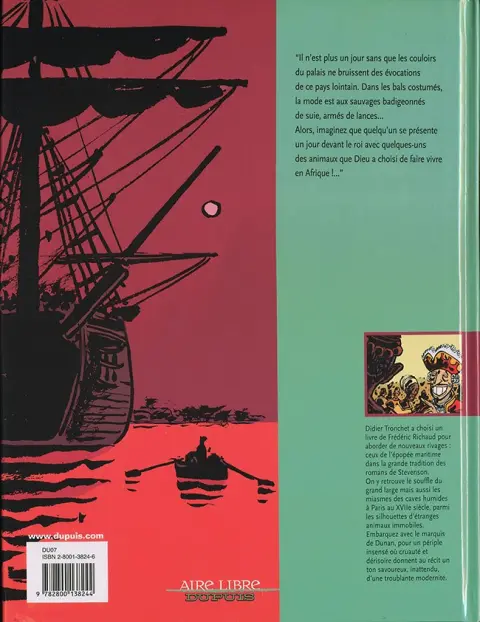 Verso de l'album Le Peuple des endormis Tome 1