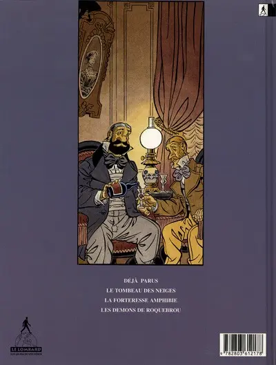 Verso de l'album Professeur Stratus Tome 3 Les démons de Roquebrou