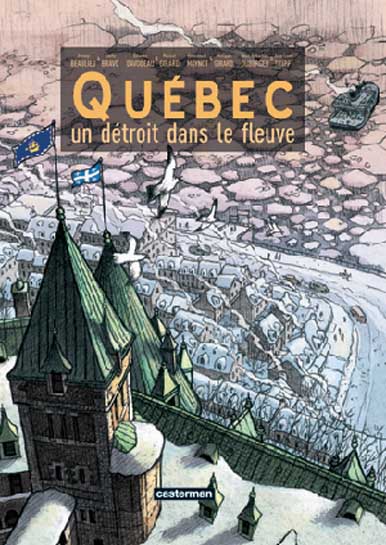 Québec Québec. un détroit dans le fleuve