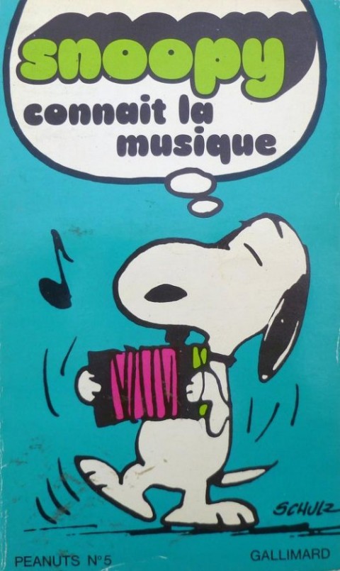 Couverture de l'album Snoopy Tome 5 Snoopy connait la musique
