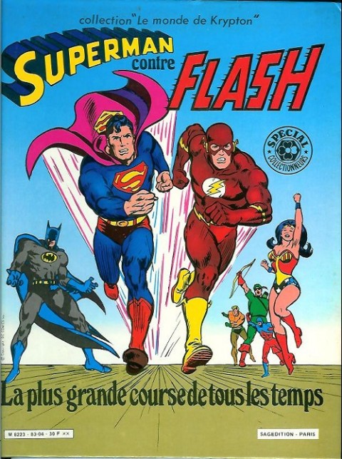 Couverture de l'album Superman - Collection le Monde de Krypton Tome 4 Superman contre flash