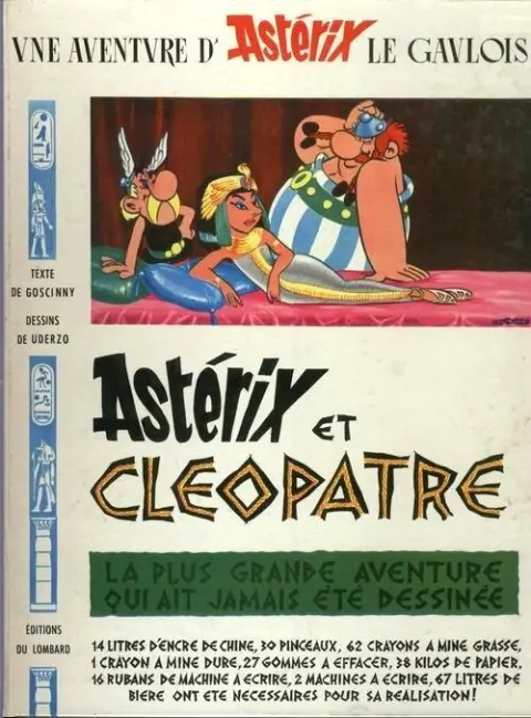 Couverture de l'album Astérix Tome 6 Astérix et Cléopâtre
