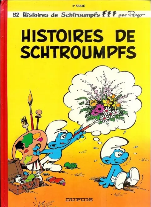 Couverture de l'album Les Schtroumpfs Tome 8 Histoires de Schtroumpfs