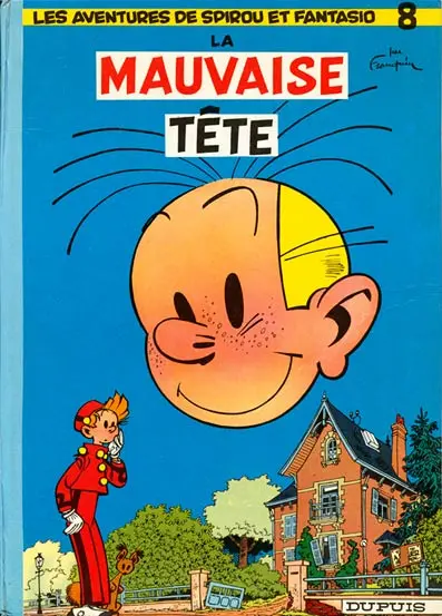 Couverture de l'album Spirou et Fantasio Tome 8 La mauvaise tête