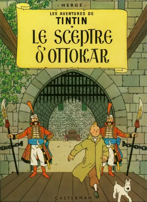 Couverture de l'album Tintin Tome 8 Le sceptre d'Ottokar