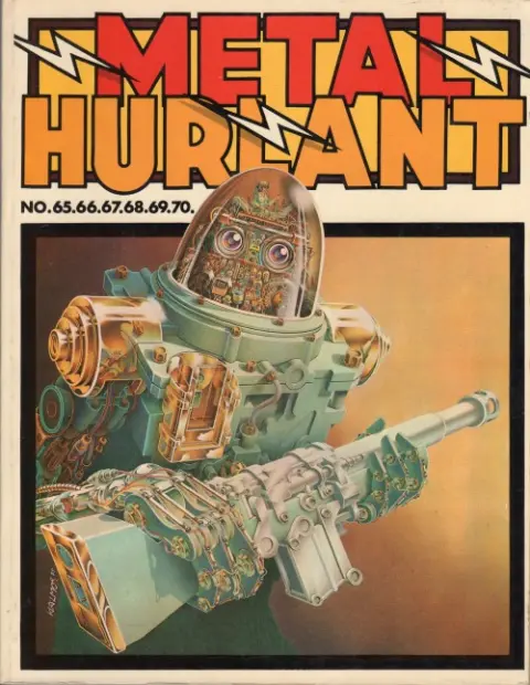 Métal Hurlant 14 Recueil Métal Hurlant n°65 à 70