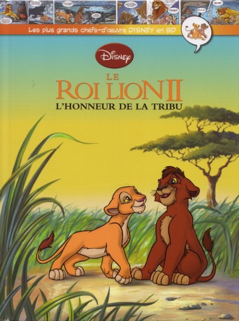 Couverture de l'album Les plus grands chefs-d'œuvre Disney en BD Tome 35 Le roi lion II - L'honneur de la tribu