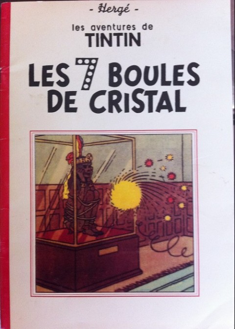 Couverture de l'album Tintin Les 7 boules de cristal