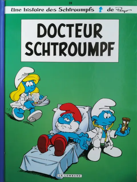 Couverture de l'album Les Schtroumpfs Tome 18 Docteur Schtroumpf