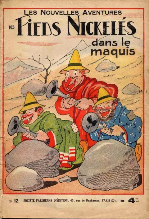 Les Pieds Nickelés Tome 12 Dans le maquis