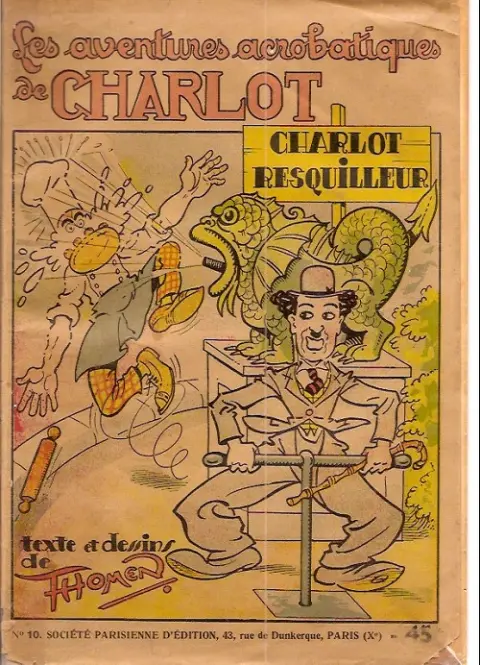 Couverture de l'album Charlot 1ère Série - SPE Tome 10 Charlot resquilleur