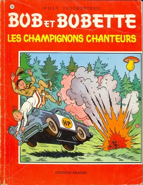 Couverture de l'album Bob et Bobette Tome 110 Les champignons chanteurs