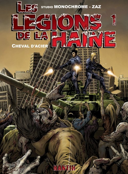 Couverture de l'album Les Légions de la haine Tome 1 Cheval d'acier