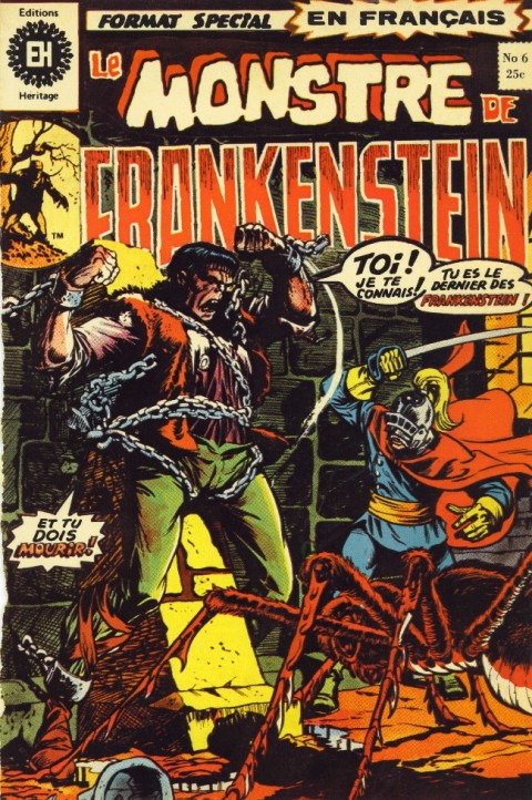 Couverture de l'album Le Monstre de Frankenstein Tome 6 La recherche du dernier Frankenstein !