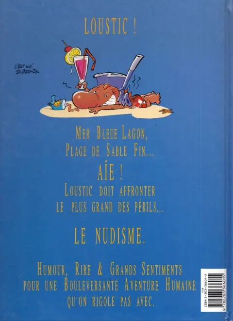 Verso de l'album Rigoletto Loustic Tome 1 Enfer balnéaire