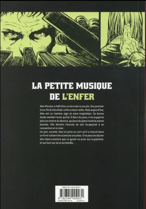 Verso de l'album Le Signe