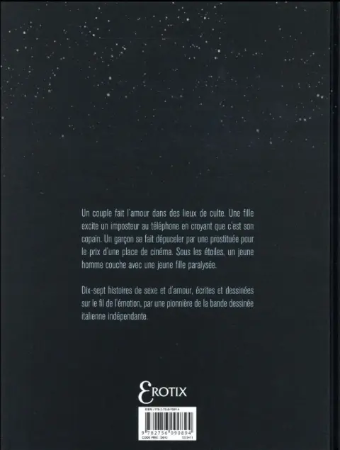 Verso de l'album Sous les étoiles