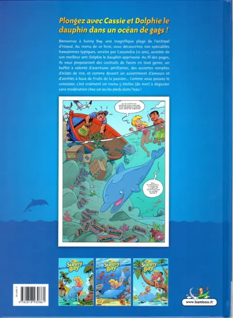 Verso de l'album Sunny Bay Tome 3 Hawaï Love