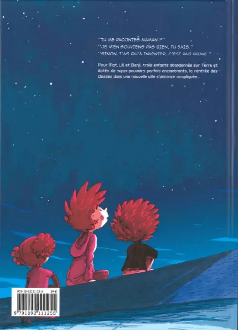 Verso de l'album SuperS Tome 1 Une petite étoile juste en dessous de Tsih