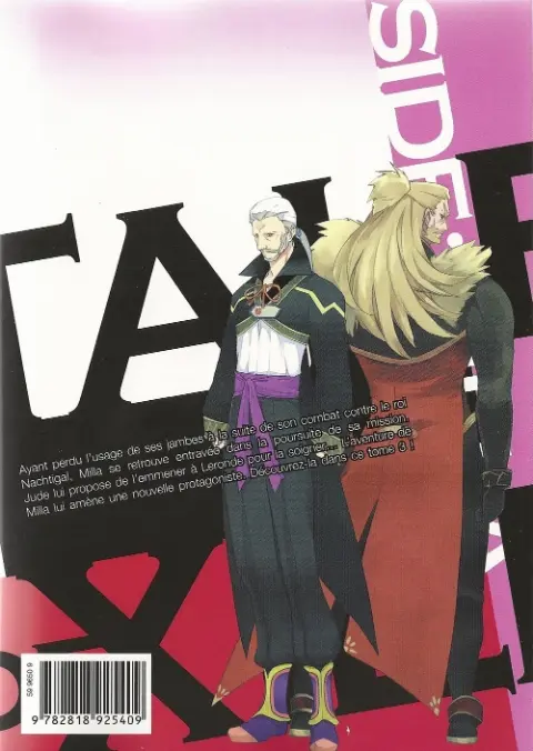 Verso de l'album Tales of Xillia - Side; Milla 3