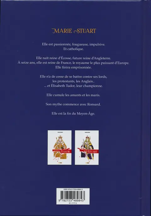Verso de l'album La Vierge et la Putain Marie Stuart
