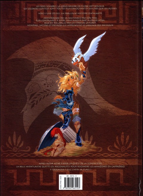 Verso de l'album Atalante - La Légende Tome 10 Les Hordes de Sargon