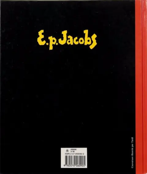 Verso de l'album Un opéra de papier - Les mémoires de Blake et Mortimer