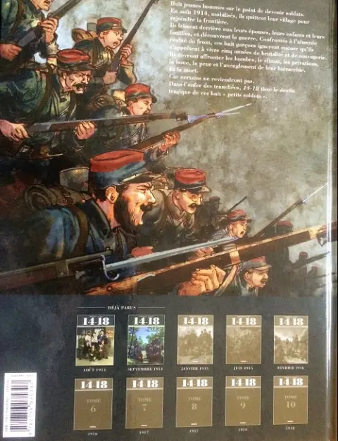 Verso de l'album 14-18 Tome 1 Le petit soldat (août 1914)