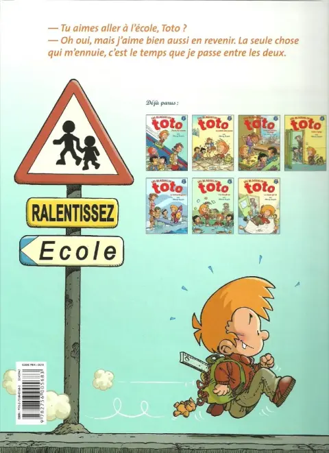 Verso de l'album Les Blagues de Toto Tome 5 Le maître blagueur