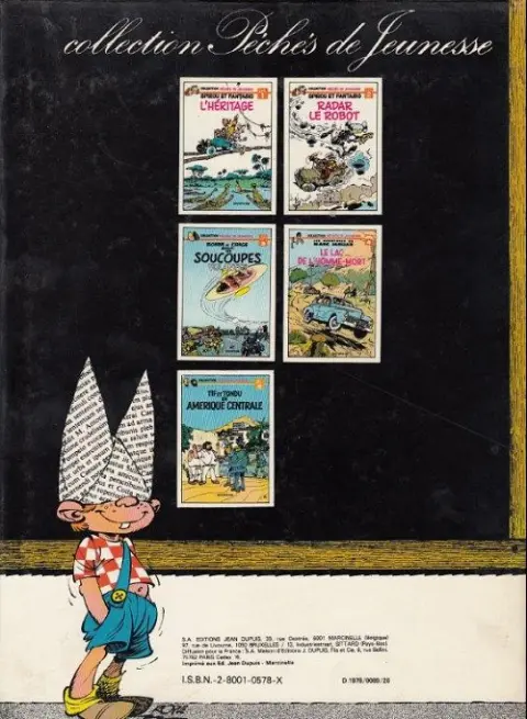 Verso de l'album Blondin et Cirage Tome 9 Les soucoupes volantes