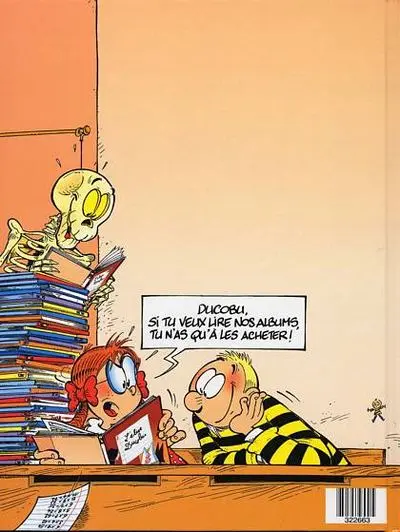 Verso de l'album L'Élève Ducobu Tome 4 La lutte des classes