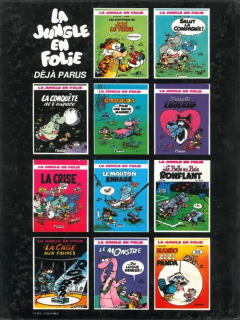 Verso de l'album La Jungle en folie Tome 9 La cage aux fauves