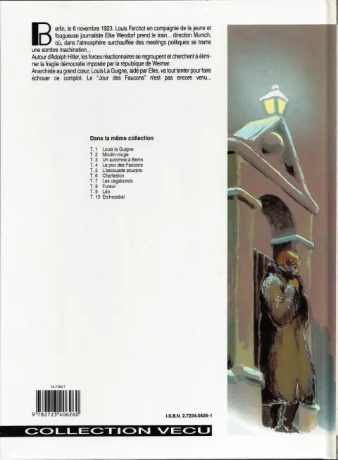 Verso de l'album Louis la Guigne Tome 4 Le jour des faucons