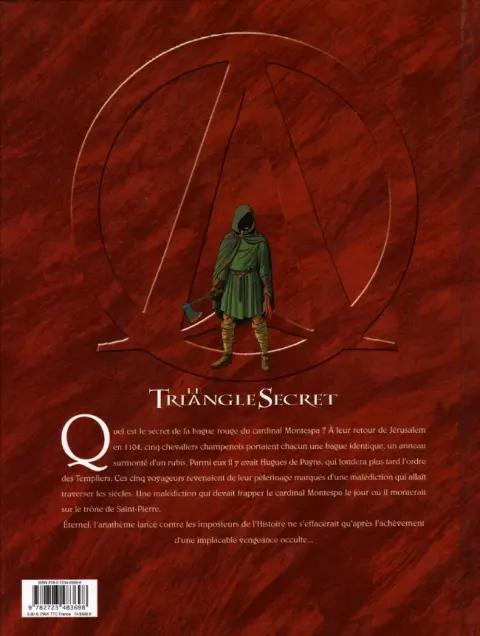 Verso de l'album Le Triangle Secret - I.N.R.I Tome 1 Le Suaire