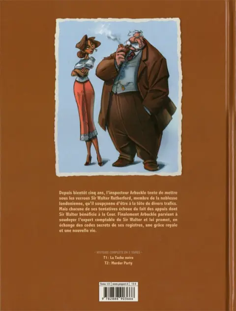 Verso de l'album Vieille Bruyère et Bas de Soie Tome 1 La tache noire