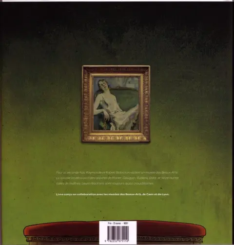 Verso de l'album Un jour au musée avec les Bidochon 2 Un 2e jour au musée avec les Bidochon