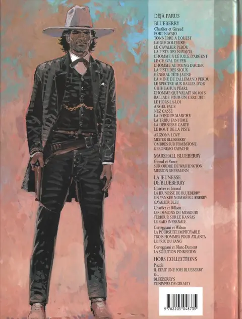 Verso de l'album Blueberry Tome 26 Geronimo l'Apache