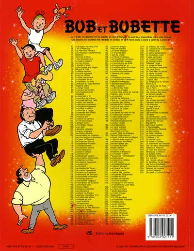 Verso de l'album Bob et Bobette Tome 295 Un crack d'homme croco