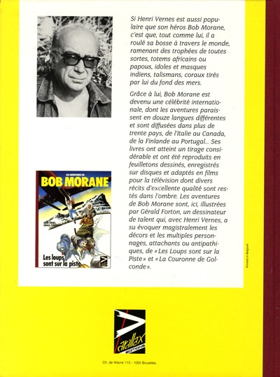 Verso de l'album Bob Morane La chasse aux dinosaures + La rivière des perles
