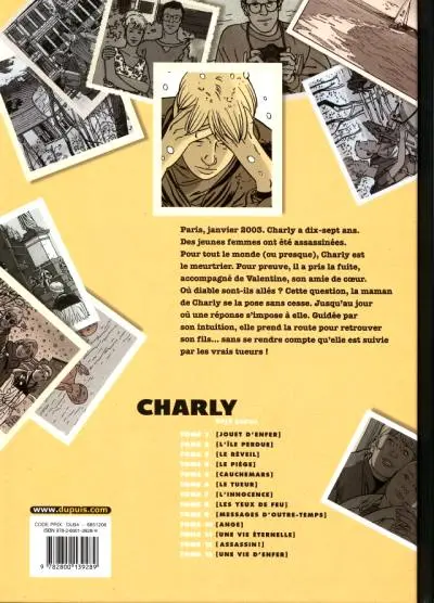 Verso de l'album Charly Tome 13 Une vie d'enfer