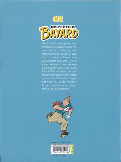 Verso de l'album Les Enquêtes de l'inspecteur Bayard Tome 2