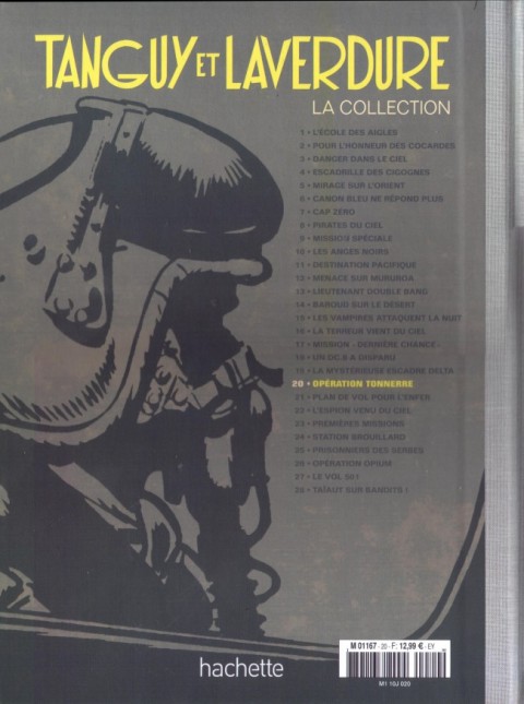 Verso de l'album Tanguy et Laverdure - La Collection Tome 20 Opération Tonnerre